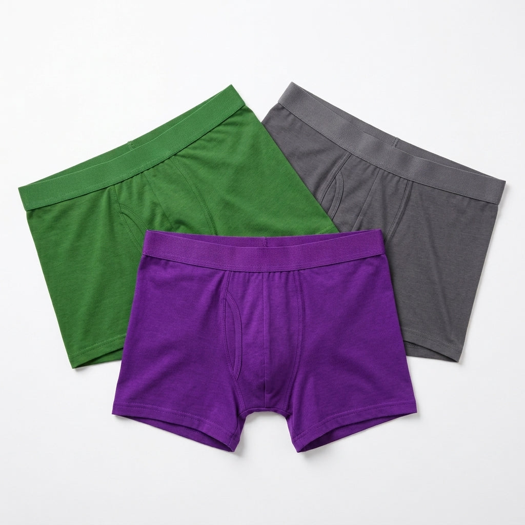 Breathable Multi Colour Cotton Boxer Shorts