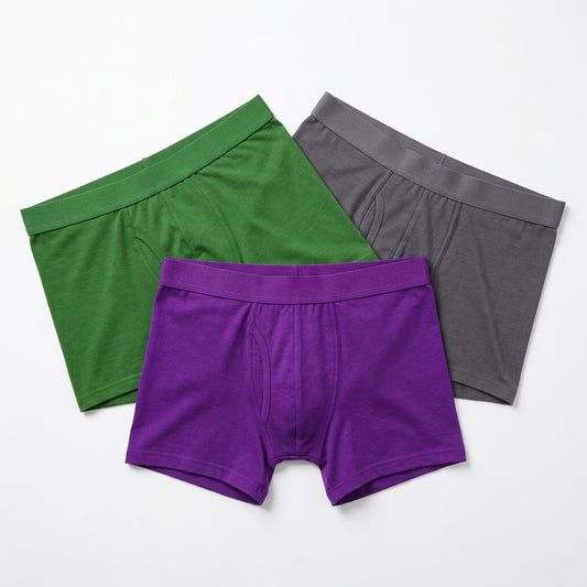 Breathable Multi Colour Cotton Boxer Shorts